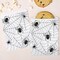 Big Dot of Happiness Creepy Spiders White Paper Treat Bags, Halloween Party Individual Candy Snack Favors, Greaseproof Sandwich Cookie Bags - 25 Count